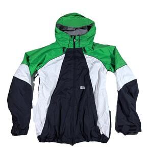 Volcom Nimbus Snowboard Ski Green White Black Blast Jacket Men M Hooded G065008